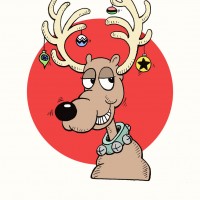 Reindeer with Ornaments